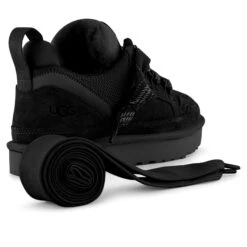 UGG Lowmel Trainer Black (W) -Creps Lockers ugg lowmel black trainer w 1144032 blk back side