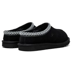 UGG Tasman II Black Kids Slippers 6 UGG Tasman II Black Kids Slippers -Creps Lockers ugg tasman ii black kids slippers 1019066k blk back side